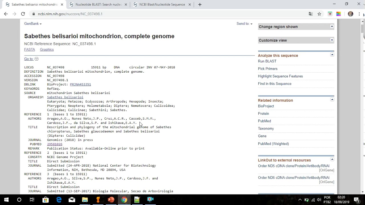 Aprenda a baixar sequências do NCBI e a fazer um Blast em menos de 5 minutos!