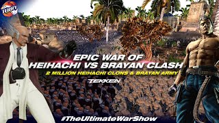 Heihachi vs Bryan Fury: Epic Clash | The Ultimate War Show #tekken8  #tekken7 #viral