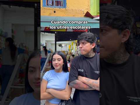 Cuando compras los útiles escolares