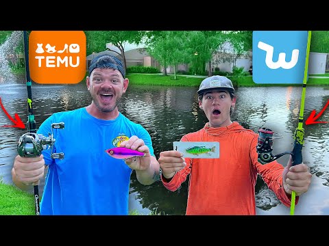 Temu vs Wish $100 Budget Fishing Challenge!