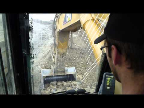 A Lesson on Real Coffee and Loading Trucks - Cat 385C LME