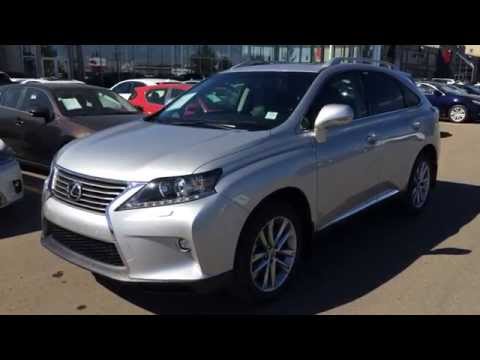 2015 Lexus RX 350 AWD Silver on Black - Touring Package Review - Alberta