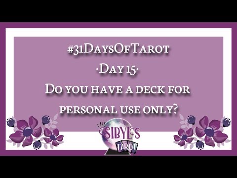 The Sibyl's Tarot - Do you have a deck for personal use only - Day 15 #21DaysOfTarot