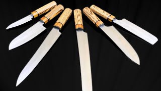 Creating EXPENSIVE Japanese Chefs knives the easy way Part 2
