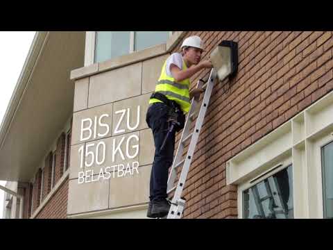 ZARGES Z600 Schiebeleiter 2-teilig Flexibel und sicher in jeder Höhe