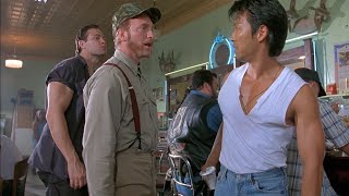 Local thugs spat gum at the new guy in town, unaware he was far deadlier than they thought