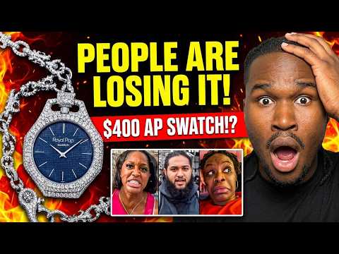 People Are LOSING IT Over This $400 AP Swatch Watch