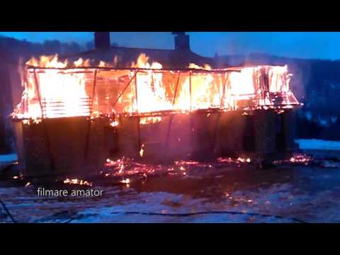 Incendiu Cabana Aluneasa, Budacu de Sus, Bistrita-Nasaud