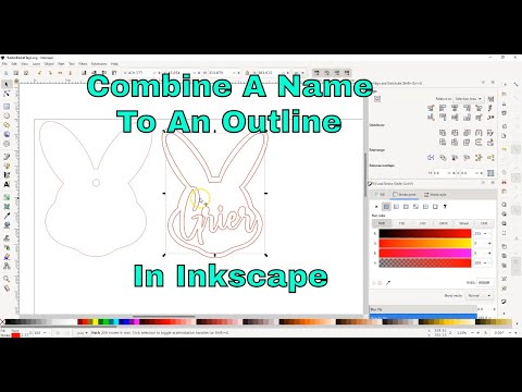 How To Add And Combine A Name To An Outline In...