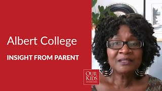 Albert College, Parent Video Review from Mourasia Duffus