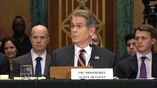 Scott Bessent Comes Clean, Admits Taxpayers Will For Trump's IRS Lawsuit During Senate Hearing