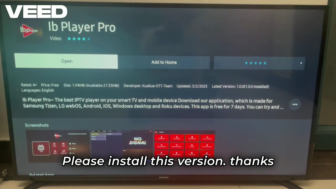 Como Instalar IBO Player na TV Samsung