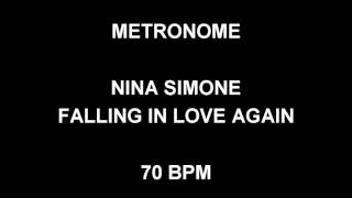 METRONOME 70 BPM Nina Simone FALLING IN LOVE AGAIN