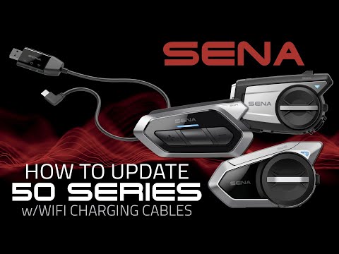 How to Update SENA 50 Series Via WiFi Charging Cable