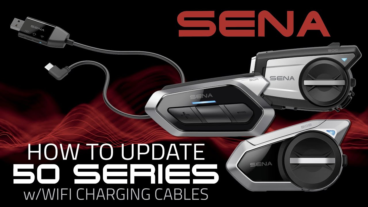 How to Update SENA 50 Series with WiFi Charging Cable