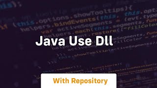 java use dll