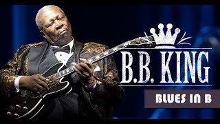 B.B. King Style Slow Blues Backing Track Jam in B