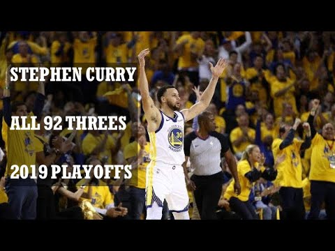 Stephen Curry ALL 92 THREES in the 2019 Playoffs | UNREAL