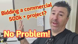How to bid a half million plus commercial electrical project.  The 360 Electrician explains