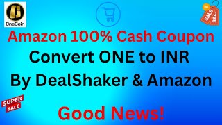OneCoin To INR Exchange Coupon Available For Sale