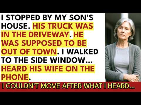 I Stopped By My Son's House to Drop Off His Keys… Then I Heard His Wife Say Something That Change...