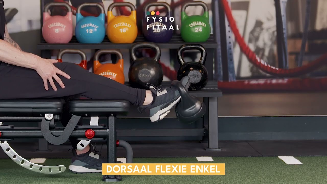 Video thumbnail: Dorsaalflexie Enkel — instructievideo