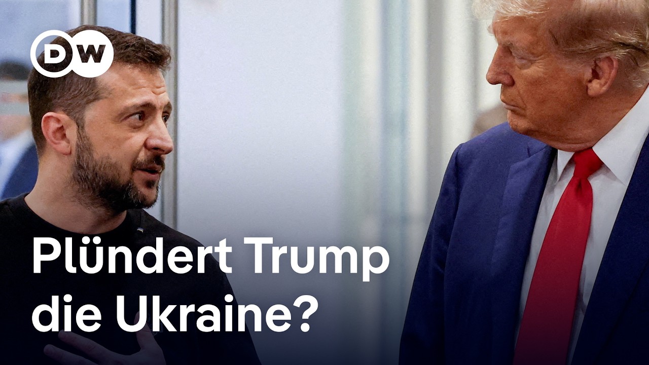 Rohstoffdeal USA-Ukraine: Abzocke oder guter Deal? | DW Nachrichten