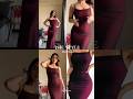 Warning Cherry Red Bodycon From Meesho ️ BodyconQueen Under500Look