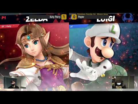 Throwdown Thursday 145 - Winners Semis - TE | Katy Parry (Zelda) vs Paper (Luigi)