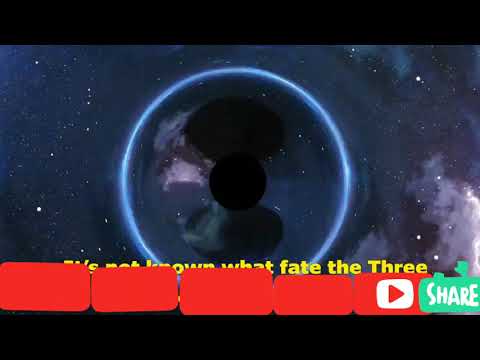 These three black holes🕳🏴‍☠️ are going to crash into each other 🔥