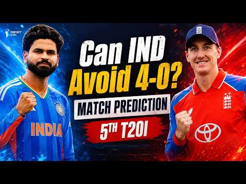 India vs England 5th T20I Match Prediction - Toss, Playing XI, Best Players