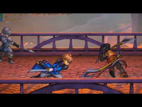 The Most Epic 2D Battle Of All Time. - Eiyuden Chronicle: Hundred Heroes - Seign vs Nowa Duel