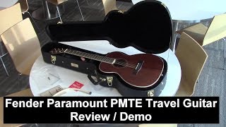 Video thumbnail for Fender Paramount PMTE Travel Guitar Review-Demo by Paul's got GAS
