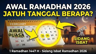 Download lagu AWAL RAMADHAN 2026 JATUH TANGGAL BERAPA? 1 Ramadhan 1447 H - Sidang Isbat Ramadhan 2026 mp3 Download lagu AWAL RAMADHAN 2026 JATUH TANGGAL BERAPA? 1 Ramadhan 1447 H - Sidang Isbat Ramadhan 2026 mp3