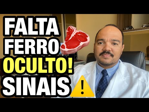 FALTA de FERRO: quais são os principais sintomas e causas da deficiência.