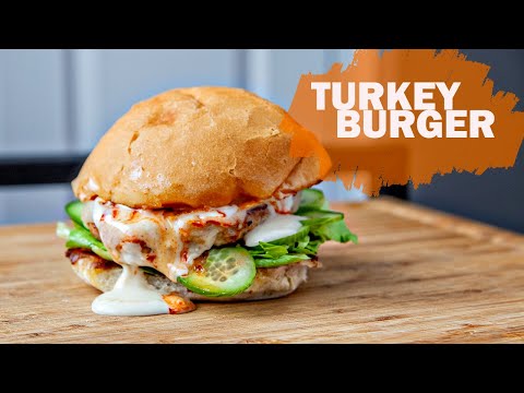 Spicy Blue Cheese Turkey Burger