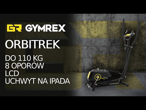 Video - Rowerek eliptyczny - do 110 kg - LCD - uchwyt na iPada