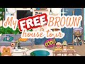 ●|🎀MY FREE BROWN HOUSE TOUR 🍂🍀TOCA BOCA FREE AESTHETIC ITEMS 🍩☕️NEW MODERN DESIGN 2024🧸🪅