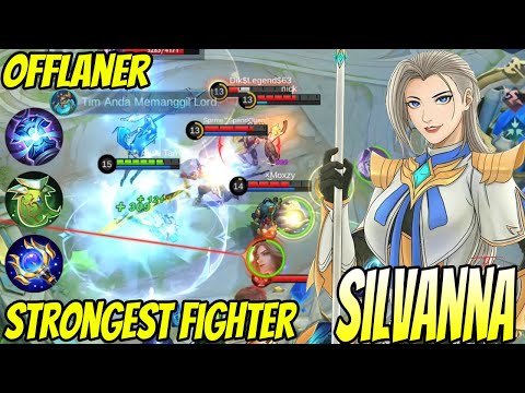 OFFLANER SUPER LIFESTEAL BUILD - Silvanna Best Build 2022 - Build Silvanna Tersakit 2022 ~ MLBB