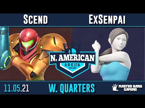 NA Arena Online 3 - Scend (Samus, Ness) vs ExSenpai (Wii Fit Trainer) - W Quarterfinals