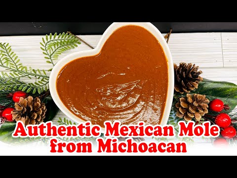 Authentic Mexican Mole from Michoacan step by step