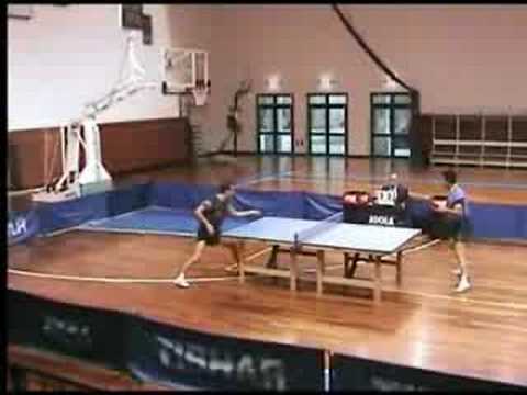 Stefanelli vs Li Weimin table tennis 2008