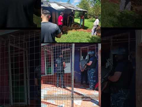 Operativo policial en #sanvicente Cuatro delincuentes arrestados por asalto #misiones #robo