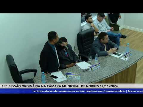 18º Sessão Ordinária 14/11/2024
