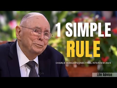 The Best Life Advice from Charlie Munger (It’s So Simple!) | Final Interview with CNBC 2023