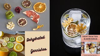 Dehydrated cocktail garnish tutorial.