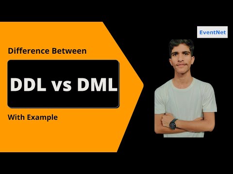 DDL Vs DML  | DBMS | EventNet