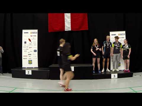 190504 UDM 2019, Præmieoverrækkelse Mixdouble