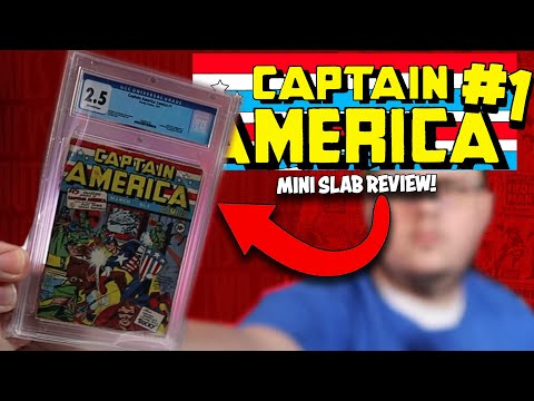 CAPTAIN AMERICA ISSUE #1 CGC MINI SLAB!