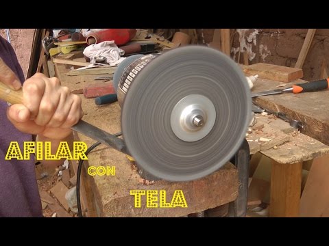 Cómo sacar filo extremo con tela a las gubias - Luis Lovon